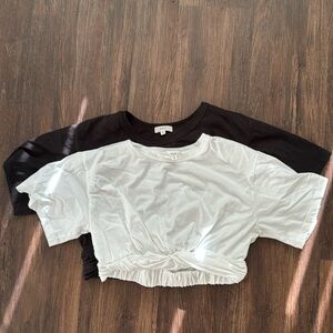 ALC crop top bundle- blk & wht org $135 each selling 2 for $150 make me an offer